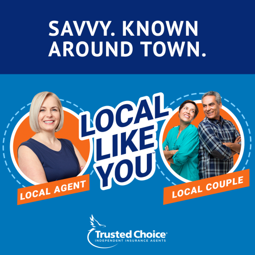 Photo of local agent and local couple