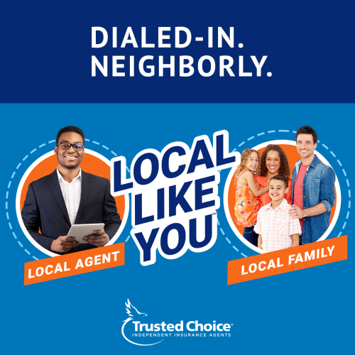 Photo of local agent and local family