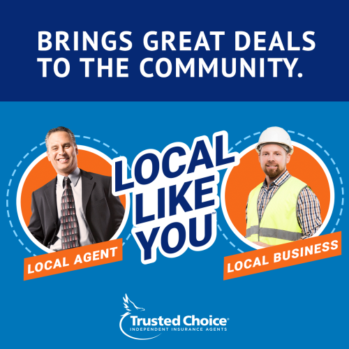 Photo of local agent and local business